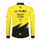 Nimbl Visma Lease a Bike Replica Fietsshirt Lange Mouwen Geel Heren
