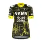 Nimbl Visma Lease a Bike Replica TdF Fietsshirt Korte Mouwen Zwart Dames