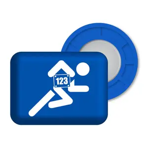 BibBits 123Runner Hardloopmagneten Blauw