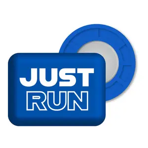 BibBits JustRun Hardloopmagneten Blauw