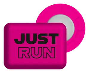 BibBits JustRun Hardloopmagneten Roze