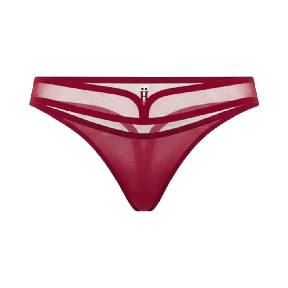 HÄSTKO String N°19 Donkerrood Dames