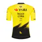 YellowB Visma Lease a Bike Replica Fietsshirt Korte Mouwen Geel Heren
