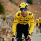 YellowB Visma Lease a Bike Replica Fietsshirt Lange Mouwen Geel Heren