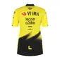 YellowB Visma Lease a Bike Replica Fietsshirt Korte Mouwen Geel Dames