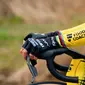 YellowB Visma Lease a Bike Replica Fietshandschoenen Zomer Zwart