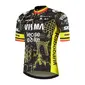 YellowB Visma Lease a Bike BK Replica TdF Fietsshirt Korte Mouwen Zwart Heren