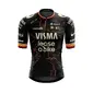 YellowB Visma Lease a Bike Replica Giro Fietsshirt Korte Mouwen Zwart Heren