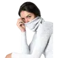 SILVERSKIN Stay Warm Performance Nekwarmer Lichtgrijs — afbeelding 3