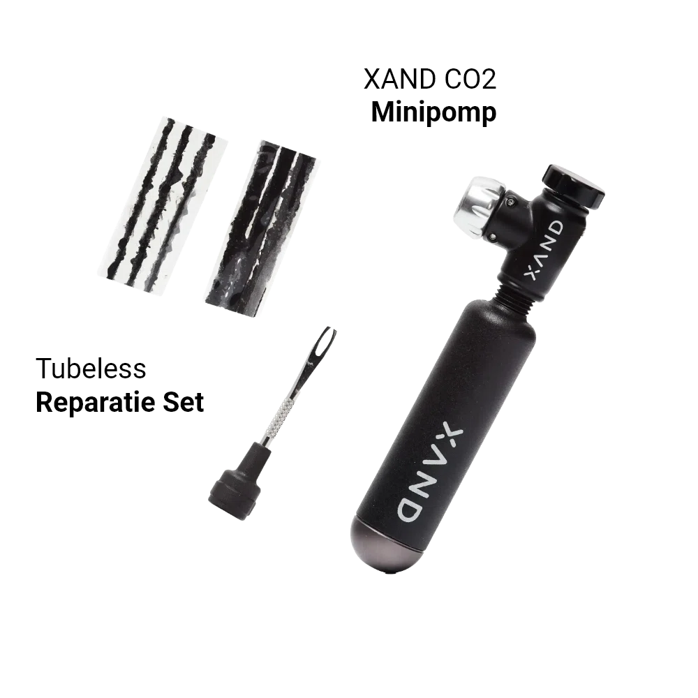 XAND CO2 Minipomp & Tubeless Reparatie Set